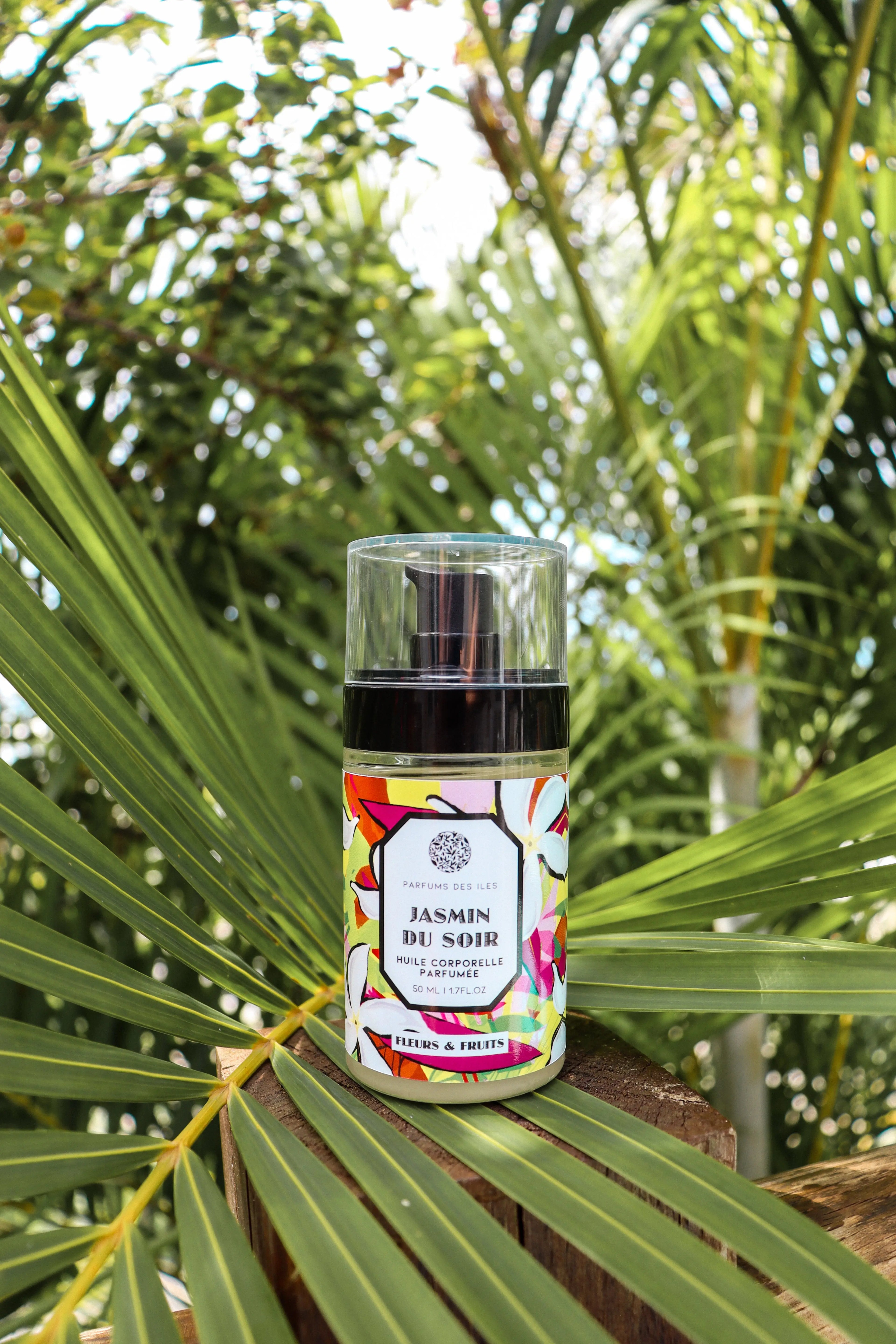 Huile corporelle parfumée Jasmin du Soir Parfums des Iles