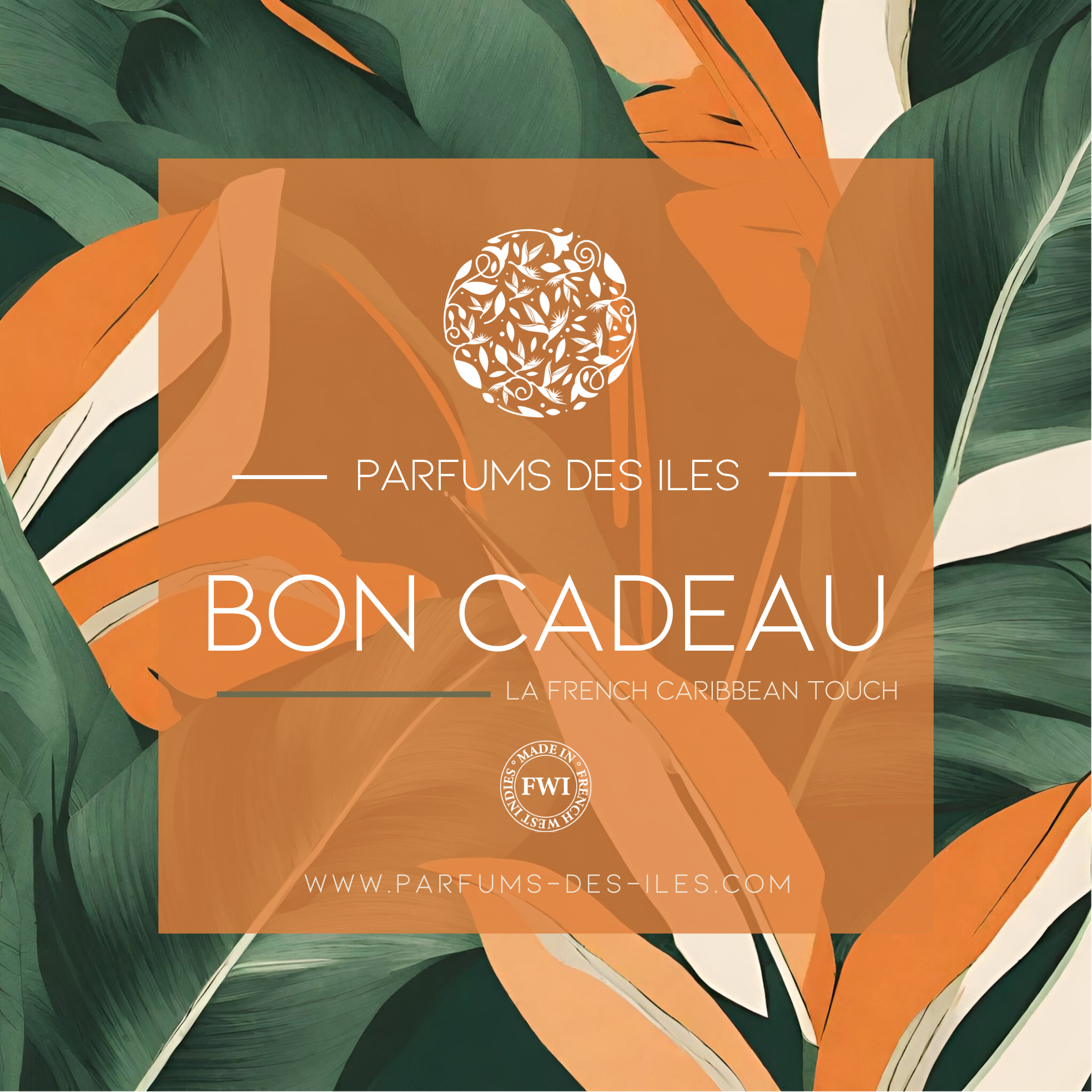 Carte cadeau Parfums des Iles