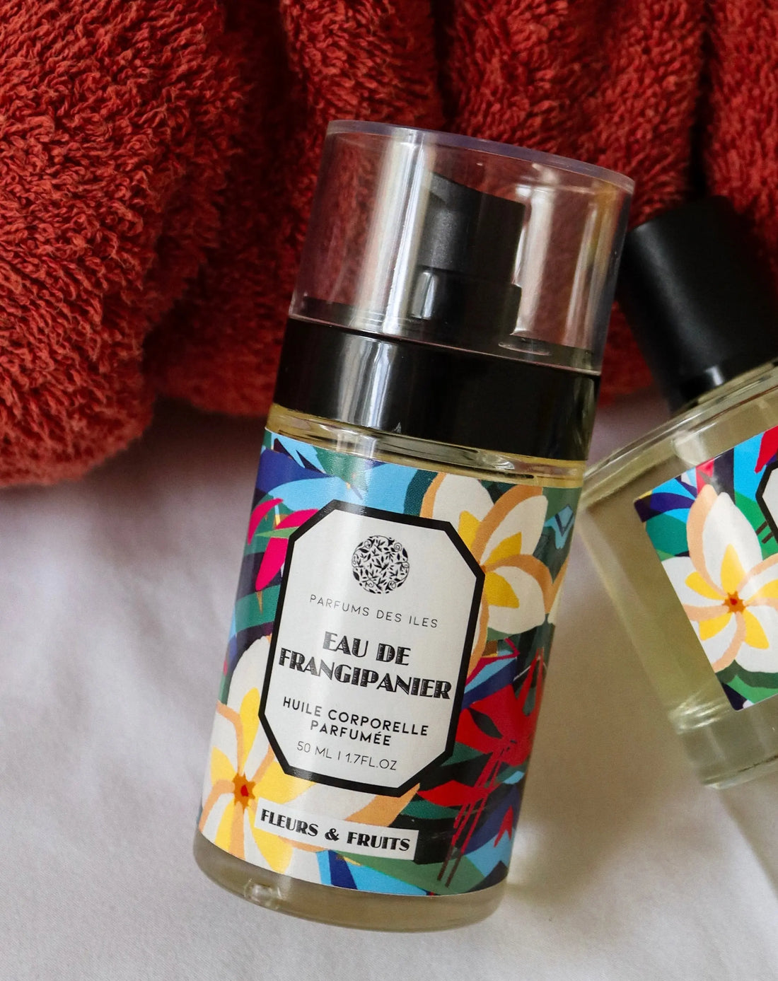Huile corporelle parfumée Eau de Frangipanier Parfums des Iles