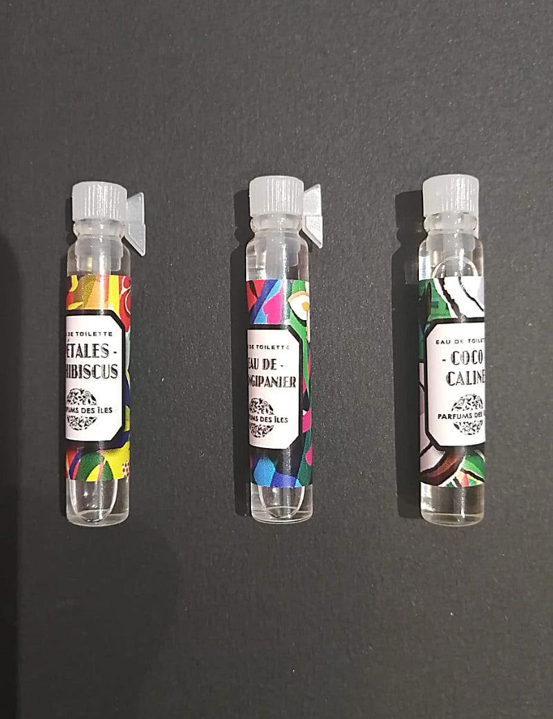 Echantillons 2ml lot de 3