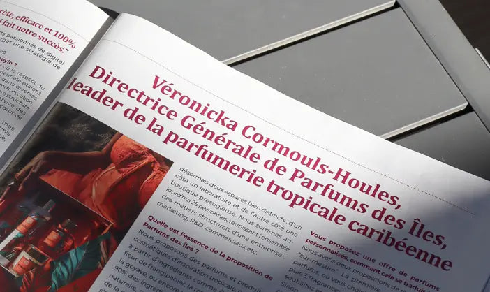 Parfums des Îles à l’honneur dans ENTREPRENDRE ! 💫 Parfums des Iles