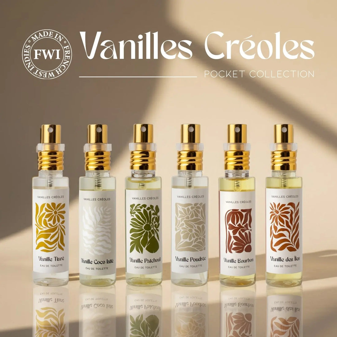 Eau de toilette Vanilles Créoles Pocket 35 ml Parfums des Iles
