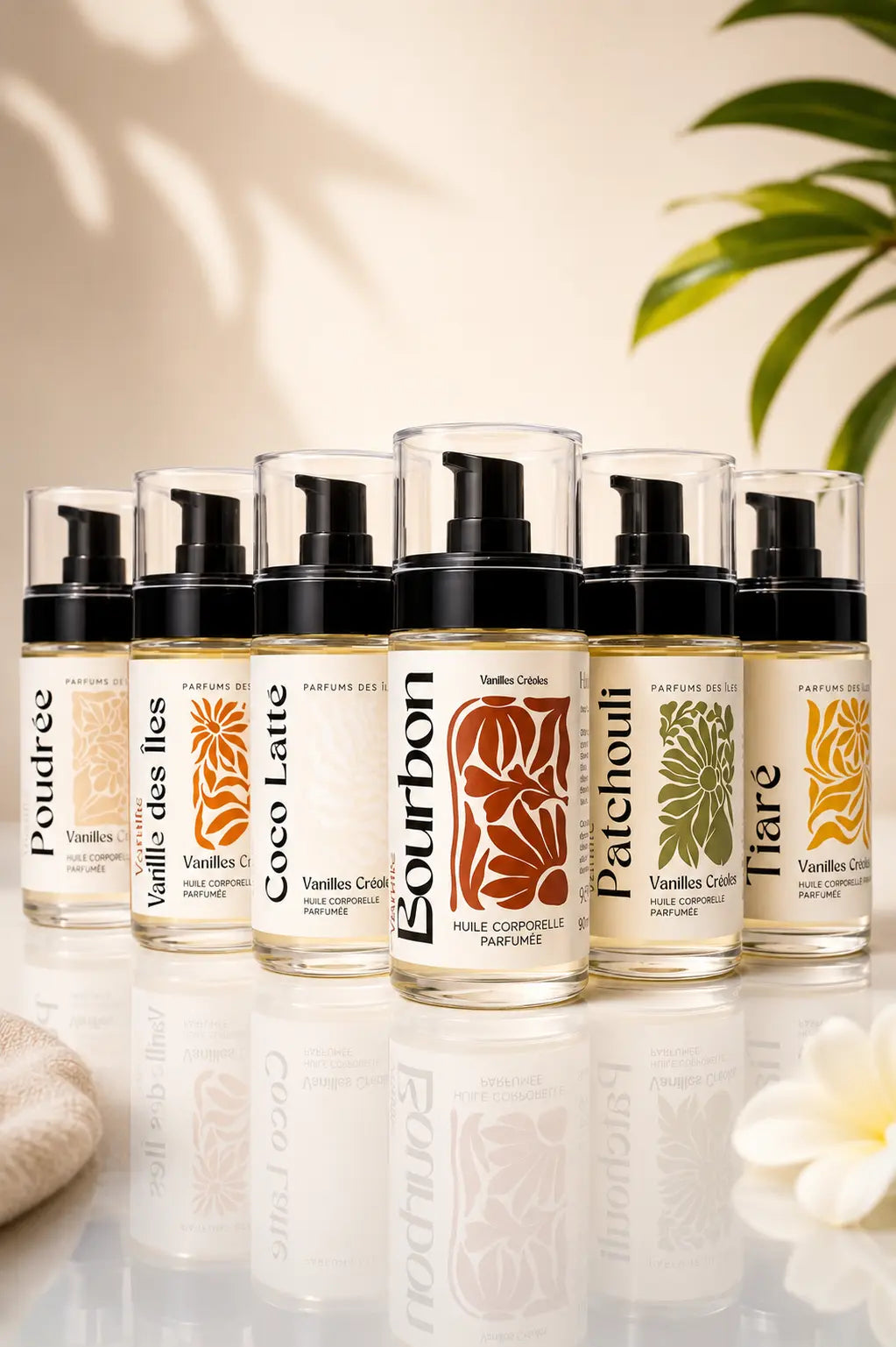 Huile corporelle parfumée Vanilles Créoles Parfums des îles