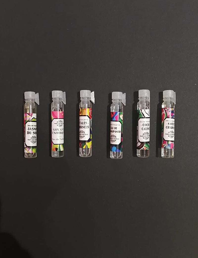 Echantillons 2ml lot de 6